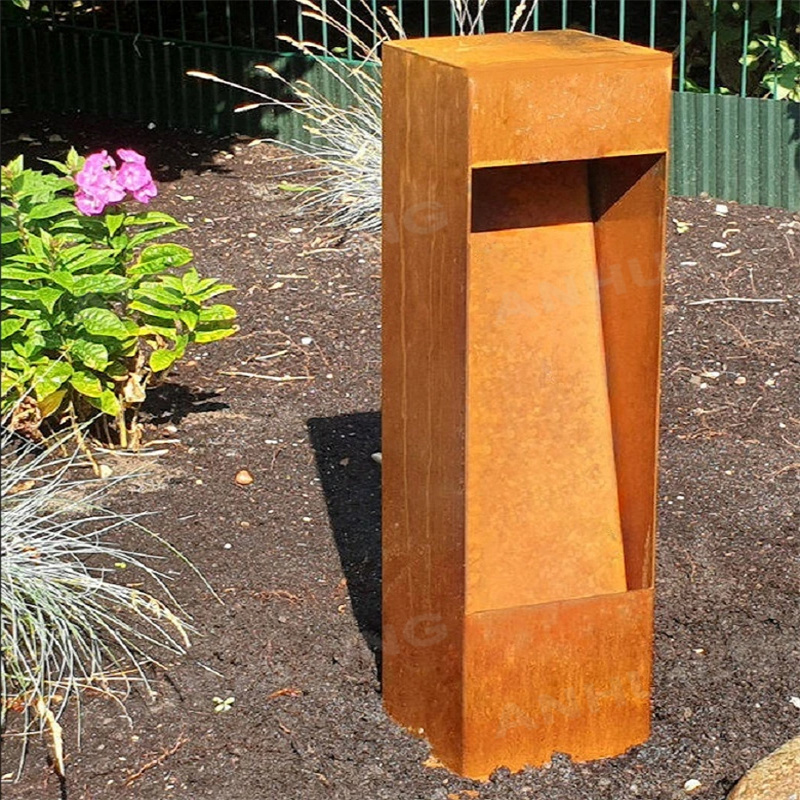 nostalgia Corten Lamp For Landscaping